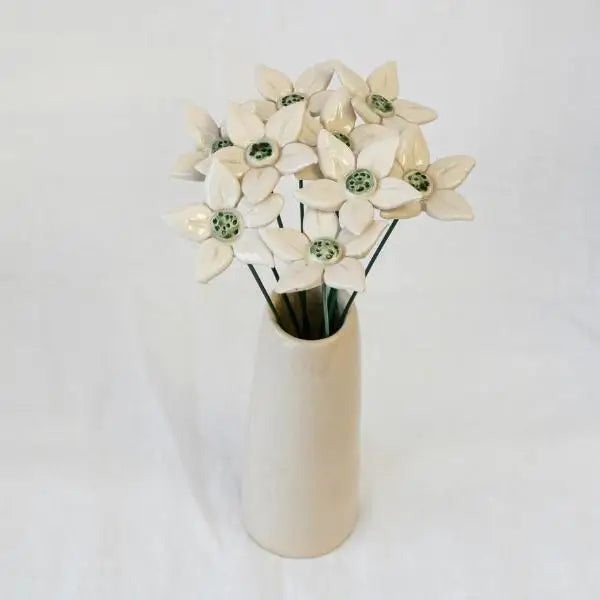 Fleur en céramique Edelweiss