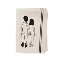 Charger l'image dans la galerie, kitchen towel naked couple back
