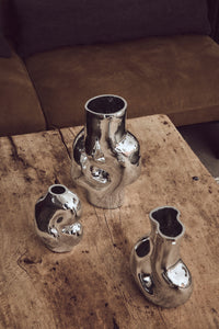 vase, chrome, fleurs, hkliving, déco, home