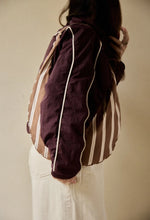 Charger l'image dans la galerie, Sac New B en coton- Rayures noisettes

