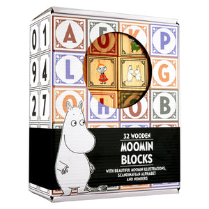 Blocs Alphabet en bois Moomin