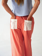 Charger l'image dans la galerie, Pantalon Claudia - Vichy orange

