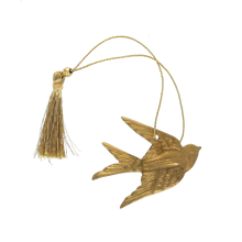 Charger l'image dans la galerie, Petite suspension hirondelle en laiton
