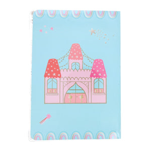 Cahier à paillettes liquide princesse