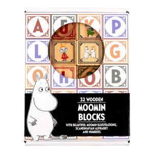 Blocs Alphabet en bois Moomin