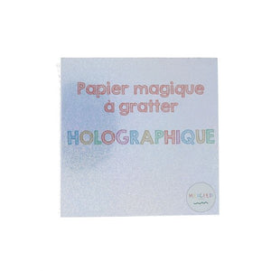 Bloc de papier magique holographique