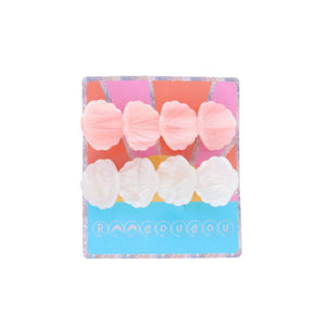 Lot de 2 barrettes cheveux coquillages