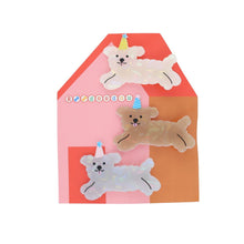 Charger l&#39;image dans la galerie, Lot de 3 barrettes cheveux chiens
