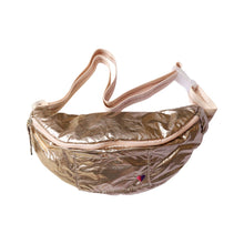 Charger l&#39;image dans la galerie, Sac banane métallisée - dorée femme
