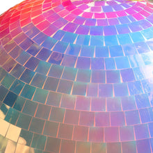 Charger l&#39;image dans la galerie, Boule à facettes disco iridescente 40cm
