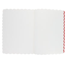 Charger l'image dans la galerie, Carnet de notes rayé rouge "je t'aime"
