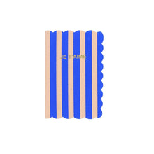 Charger l'image dans la galerie, Carnet de notes rayé bleu "je t'aime"
