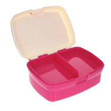 Charger l&#39;image dans la galerie, Boîte à goûter à compartiments fleurs roses
