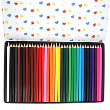 Charger l&#39;image dans la galerie, Boîte métal 36 crayons de couleurs - Folk d&#39;été
