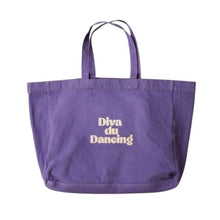Charger l'image dans la galerie, Sac cabas XL violet - Diva du dancing
