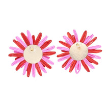 Charger l'image dans la galerie, Boucles en raphia et perles
