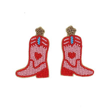 Charger l'image dans la galerie, Boucles d'oreilles en perles - Santiag
