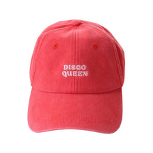 Charger l'image dans la galerie, Casquette adulte rouge disco queen
