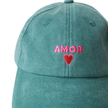 Charger l'image dans la galerie, Casquette adulte verte Amor
