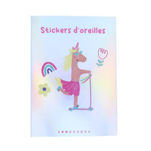 Charger l'image dans la galerie, Boucles d'oreilles autocollantes - Licorne
