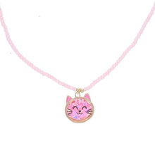 Charger l'image dans la galerie, Collier de perles chat rose
