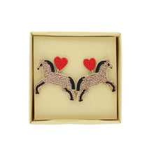 Charger l'image dans la galerie, Boucles d'oreilles en perles cheval
