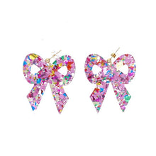 Charger l'image dans la galerie, Boucles d'oreilles nœuds strass
