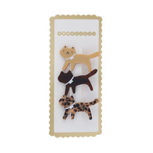 Charger l'image dans la galerie, Lot de 3 barrettes chats
