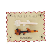 Charger l'image dans la galerie, Lot de 2 barrettes fleurs
