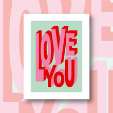 Charger l'image dans la galerie, Kit broderie DIY - Love you
