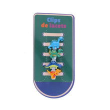 Charger l'image dans la galerie, Lot de clips à lacets - Dinosaure
