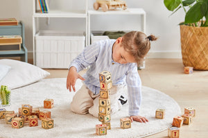 Blocs Alphabet en bois Moomin