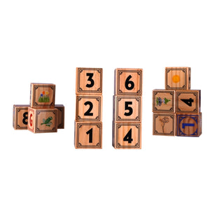 Blocs Alphabet en bois Moomin