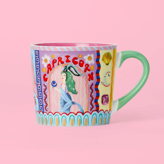 capricorne, astrologie, zodiaque, tasse, mug, café