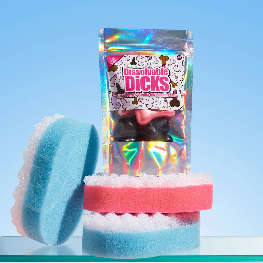 Lot de 8 perles de bain zizi XXl - Vanille et fraise