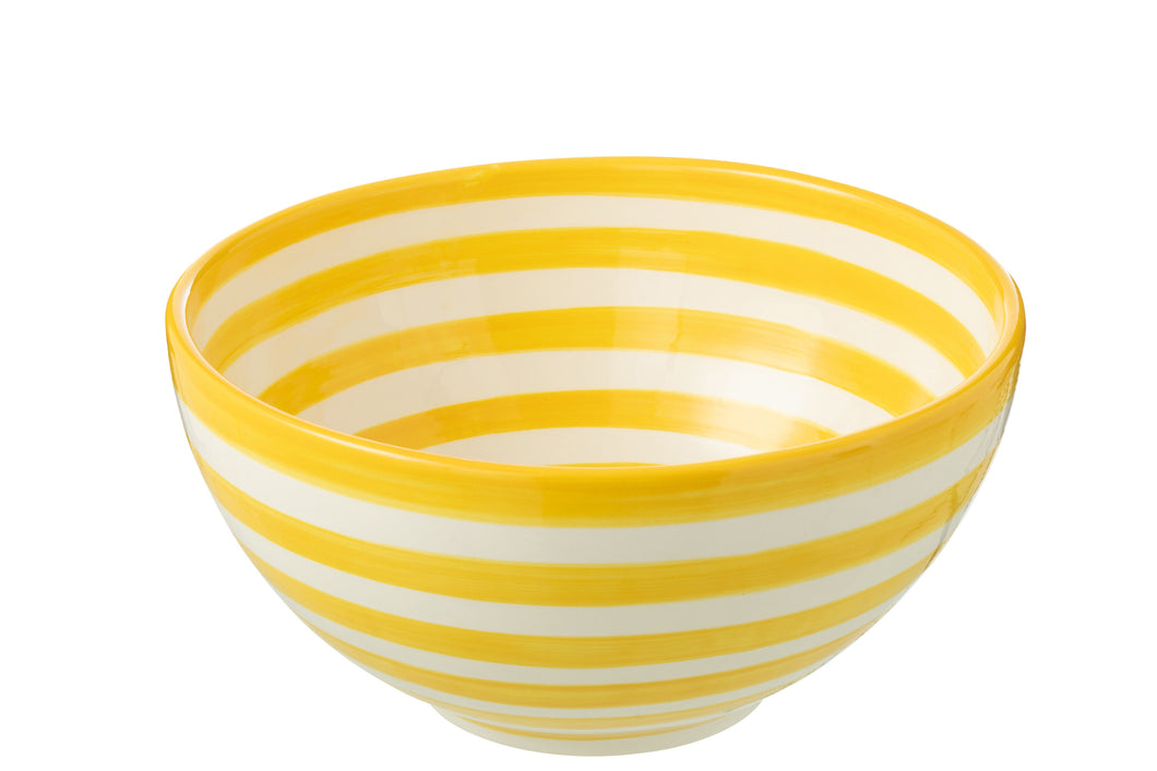 Grand saladier Grana jaune