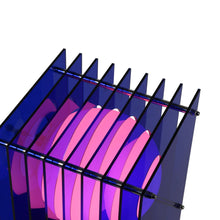 Charger l'image dans la galerie, LOP small rectangle in blue acrylic
