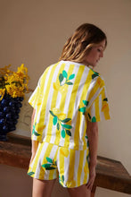 Charger l'image dans la galerie, Pyjama - Citrons rayures jaunes
