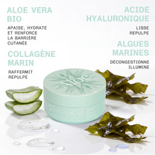 Charger l'image dans la galerie, Patchs anti-cernes yeux hydrogel à l'aloe vera et collagène
