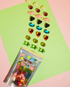 Lot de 30 perles de bain Retro année 90