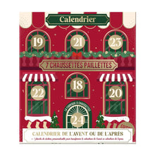 Charger l'image dans la galerie, Calendrier de Noel - Chaussettes paillettes
