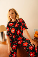 Charger l'image dans la galerie, Pyjama long coton bio - Atlas rouge
