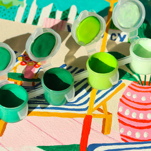 Petit pinceau - The Motel pool