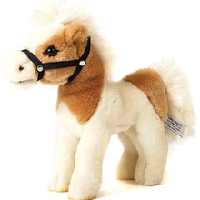 Charger l'image dans la galerie, Peluche cheval debout beige - 23cm

