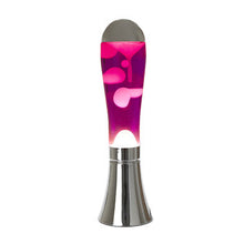 Charger l'image dans la galerie, Lampe lave magma silver/pink
