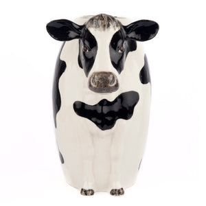 Friesian Cow Flower Vase Large