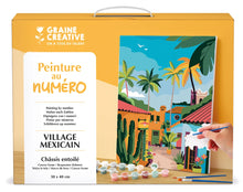 Charger l'image dans la galerie, Peinture au numéro 30x40 : Le village mexicain
