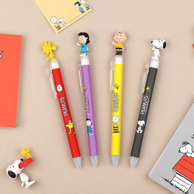 Stylo à bille Peanuts Snoopy & Friends avec figurine, 0,5 mm