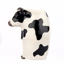 Charger l&#39;image dans la galerie, Friesian Cow Flower Vase Large
