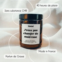 Charger l'image dans la galerie, Bougie parfumée - J'veux pas changer de maîtresse
